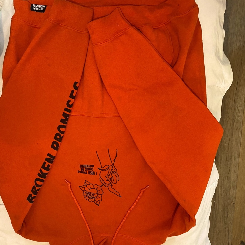 Orange hoodie from Zumiez size Medium